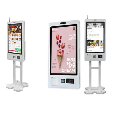 Stampa biglietti Chiosco di self-order con scanner Qr a risoluzione 1920X1080 lettore RFID
