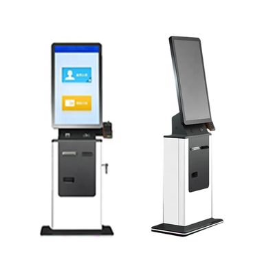 Macchina bancomat criptografica a servizio personale con touch screen e stampante di biglietti
