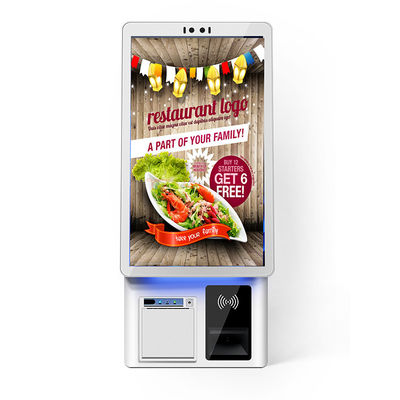 21.5 pollici touch screen chiosco self-service per l'ordine e il pagamento sul muro di montaggio