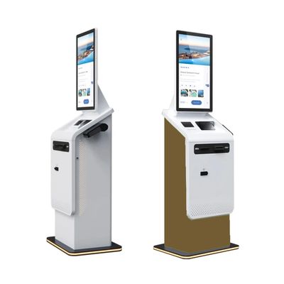 Chiosco per ristoranti self-service con colori personalizzabili e risoluzione FHD per la stampa dei biglietti