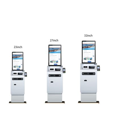 Chiosco bancomat criptovaluta multilingue con sicurezza migliorata