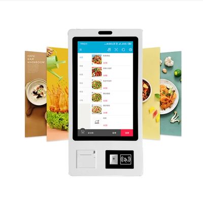 Logo personalizzato Desktop Wall Mount Self Pay Kiosk 21.5/23.8/27/32 INCH con touch screen a 10 punti