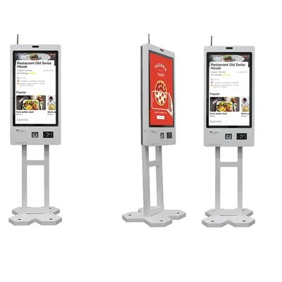 Chiosco di ordinazione self-service personalizzabile con scanner QR e stampante di biglietti