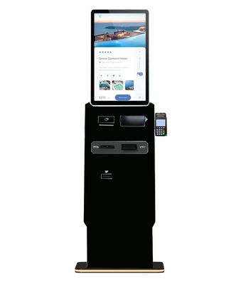 Chiosco di pagamento self-service senza sforzo con interfaccia LCD touch screen user friendly