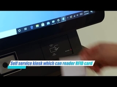 La moneta del chiosco del riciclatore dei contanti del chiosco del biglietto accetta i contanti accetta il chiosco di Android del Bancomat